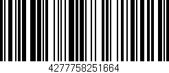 Código de barras (EAN, GTIN, SKU, ISBN): '4277758251664'