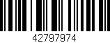 Código de barras (EAN, GTIN, SKU, ISBN): '42797974'