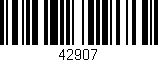 Código de barras (EAN, GTIN, SKU, ISBN): '42907'