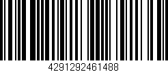 Código de barras (EAN, GTIN, SKU, ISBN): '4291292461488'