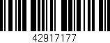Código de barras (EAN, GTIN, SKU, ISBN): '42917177'