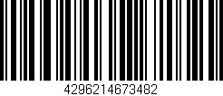 Código de barras (EAN, GTIN, SKU, ISBN): '4296214673482'