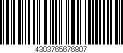 Código de barras (EAN, GTIN, SKU, ISBN): '4303765676807'