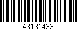 Código de barras (EAN, GTIN, SKU, ISBN): '43131433'