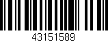 Código de barras (EAN, GTIN, SKU, ISBN): '43151589'