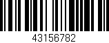 Código de barras (EAN, GTIN, SKU, ISBN): '43156782'