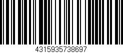 Código de barras (EAN, GTIN, SKU, ISBN): '4315935738697'