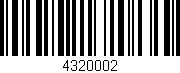 Código de barras (EAN, GTIN, SKU, ISBN): '4320002'