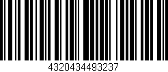 Código de barras (EAN, GTIN, SKU, ISBN): '4320434493237'