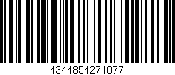 Código de barras (EAN, GTIN, SKU, ISBN): '4344854271077'