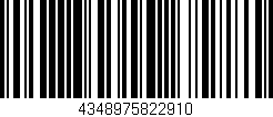 Código de barras (EAN, GTIN, SKU, ISBN): '4348975822910'