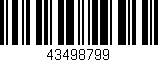 Código de barras (EAN, GTIN, SKU, ISBN): '43498799'