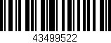 Código de barras (EAN, GTIN, SKU, ISBN): '43499522'