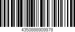 Código de barras (EAN, GTIN, SKU, ISBN): '4350888909978'