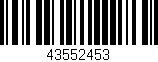Código de barras (EAN, GTIN, SKU, ISBN): '43552453'
