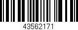 Código de barras (EAN, GTIN, SKU, ISBN): '43562171'