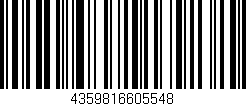 Código de barras (EAN, GTIN, SKU, ISBN): '4359816605548'