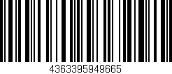 Código de barras (EAN, GTIN, SKU, ISBN): '4363395949665'