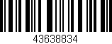 Código de barras (EAN, GTIN, SKU, ISBN): '43638834'
