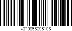 Código de barras (EAN, GTIN, SKU, ISBN): '4370956395106'