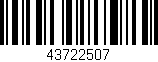 Código de barras (EAN, GTIN, SKU, ISBN): '43722507'