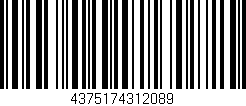 Código de barras (EAN, GTIN, SKU, ISBN): '4375174312089'