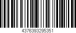 Código de barras (EAN, GTIN, SKU, ISBN): '4376393295351'