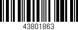 Código de barras (EAN, GTIN, SKU, ISBN): '43801863'