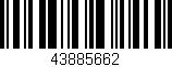 Código de barras (EAN, GTIN, SKU, ISBN): '43885662'