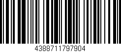 Código de barras (EAN, GTIN, SKU, ISBN): '4388711797904'