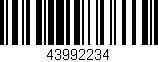 Código de barras (EAN, GTIN, SKU, ISBN): '43992234'