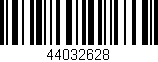 Código de barras (EAN, GTIN, SKU, ISBN): '44032628'