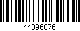 Código de barras (EAN, GTIN, SKU, ISBN): '44096876'