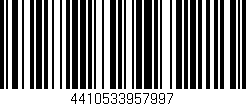 Código de barras (EAN, GTIN, SKU, ISBN): '4410533957997'