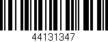 Código de barras (EAN, GTIN, SKU, ISBN): '44131347'