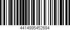 Código de barras (EAN, GTIN, SKU, ISBN): '4414995452694'