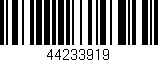 Código de barras (EAN, GTIN, SKU, ISBN): '44233919'