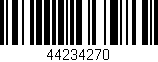 Código de barras (EAN, GTIN, SKU, ISBN): '44234270'