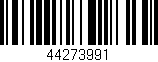 Código de barras (EAN, GTIN, SKU, ISBN): '44273991'