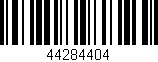Código de barras (EAN, GTIN, SKU, ISBN): '44284404'