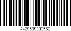 Código de barras (EAN, GTIN, SKU, ISBN): '4429569882562'