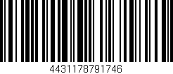 Código de barras (EAN, GTIN, SKU, ISBN): '4431178791746'