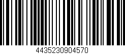 Código de barras (EAN, GTIN, SKU, ISBN): '4435230904570'