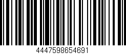 Código de barras (EAN, GTIN, SKU, ISBN): '4447598654691'