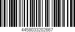 Código de barras (EAN, GTIN, SKU, ISBN): '4458033202667'