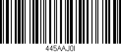 Código de barras (EAN, GTIN, SKU, ISBN): '445AAJ0I'