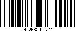 Código de barras (EAN, GTIN, SKU, ISBN): '4482663994241'