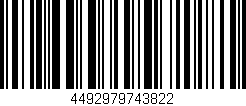 Código de barras (EAN, GTIN, SKU, ISBN): '4492979743822'