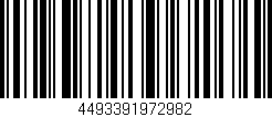 Código de barras (EAN, GTIN, SKU, ISBN): '4493391972982'