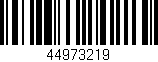Código de barras (EAN, GTIN, SKU, ISBN): '44973219'